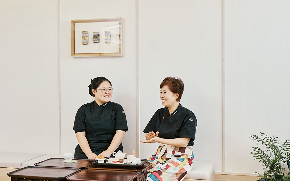 김명숙 대표와 이현지 인턴