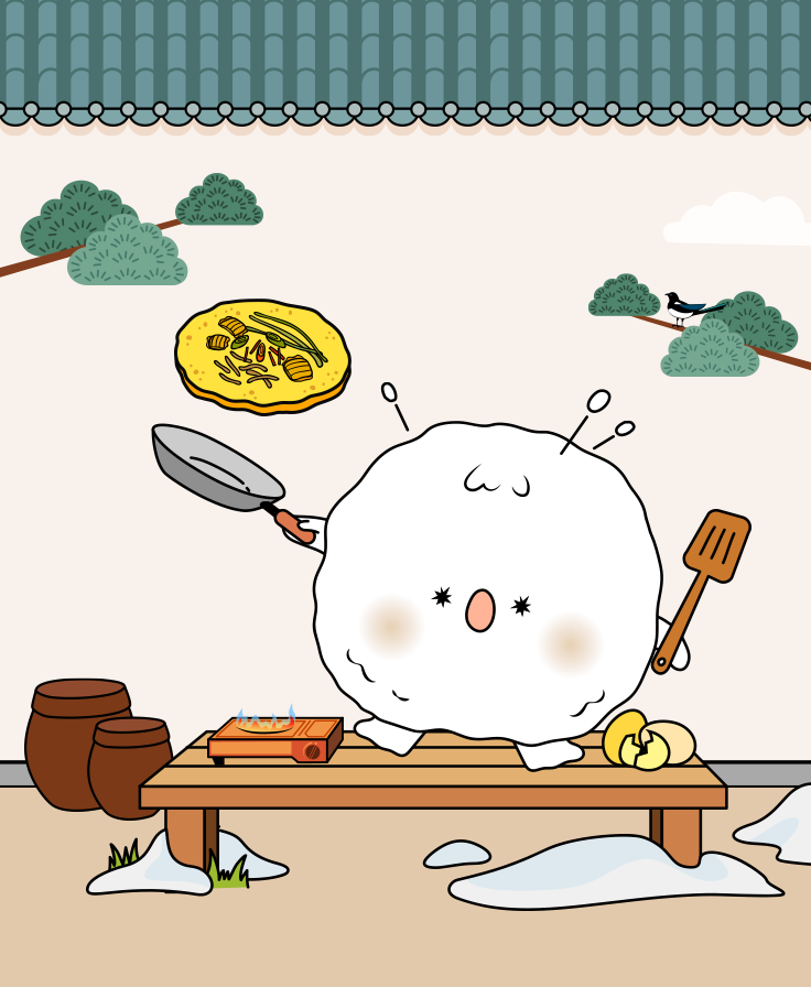 Korean Food Promotion Agency character Bapdori