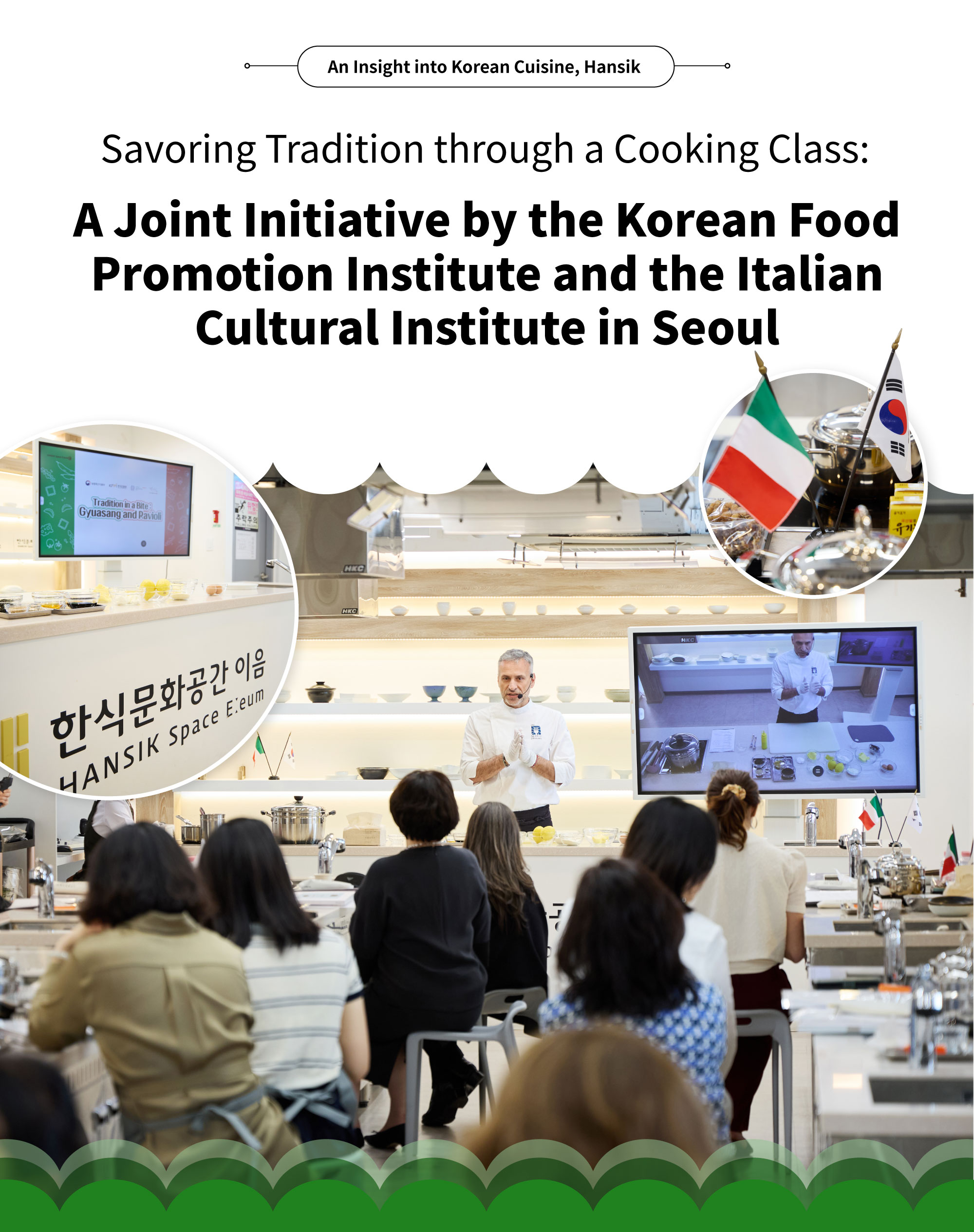 Savoring Tradition through a Cooking Class: A Joint Initiative by the Korean Food Promotion Institute and the Italian Cultural Institute in Seoul