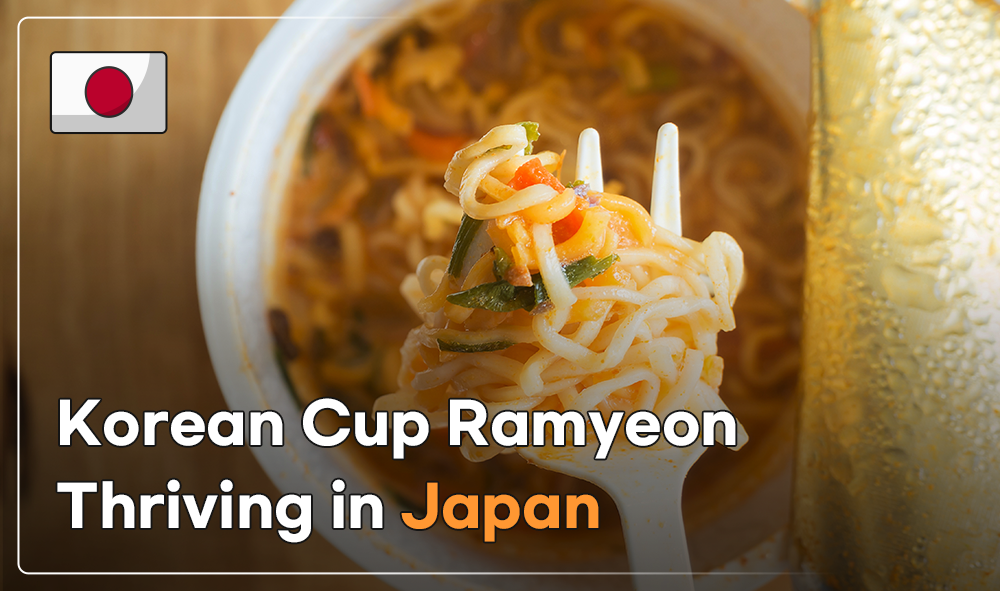 Korean Cup Ramyeon Thriving in Japan