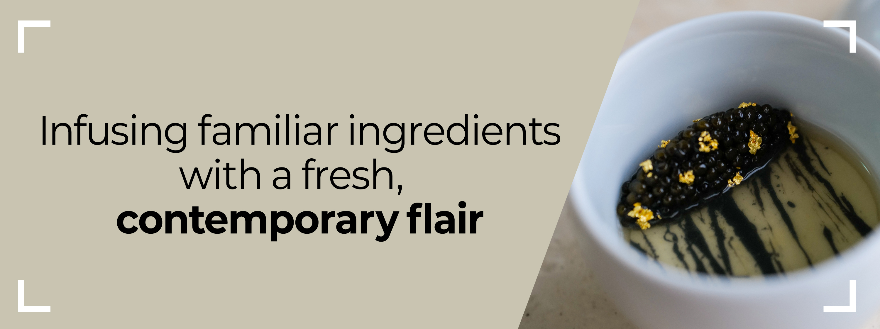 unfusing familiar ingredients with a fresh contemporary flair