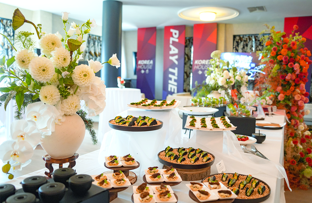 Korea House event food image