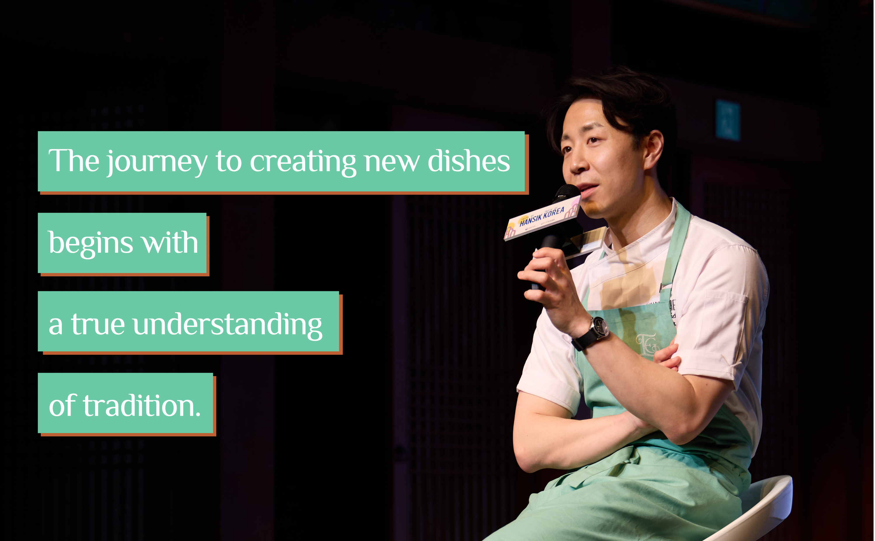 The journey to creating new dishes begins with a true understanding of tradition