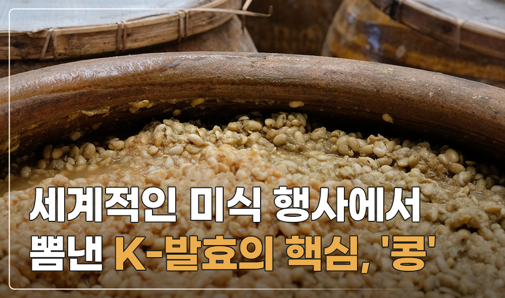 세계적인 미식 행사에서 뽐낸 K-발효의 핵심, '콩'