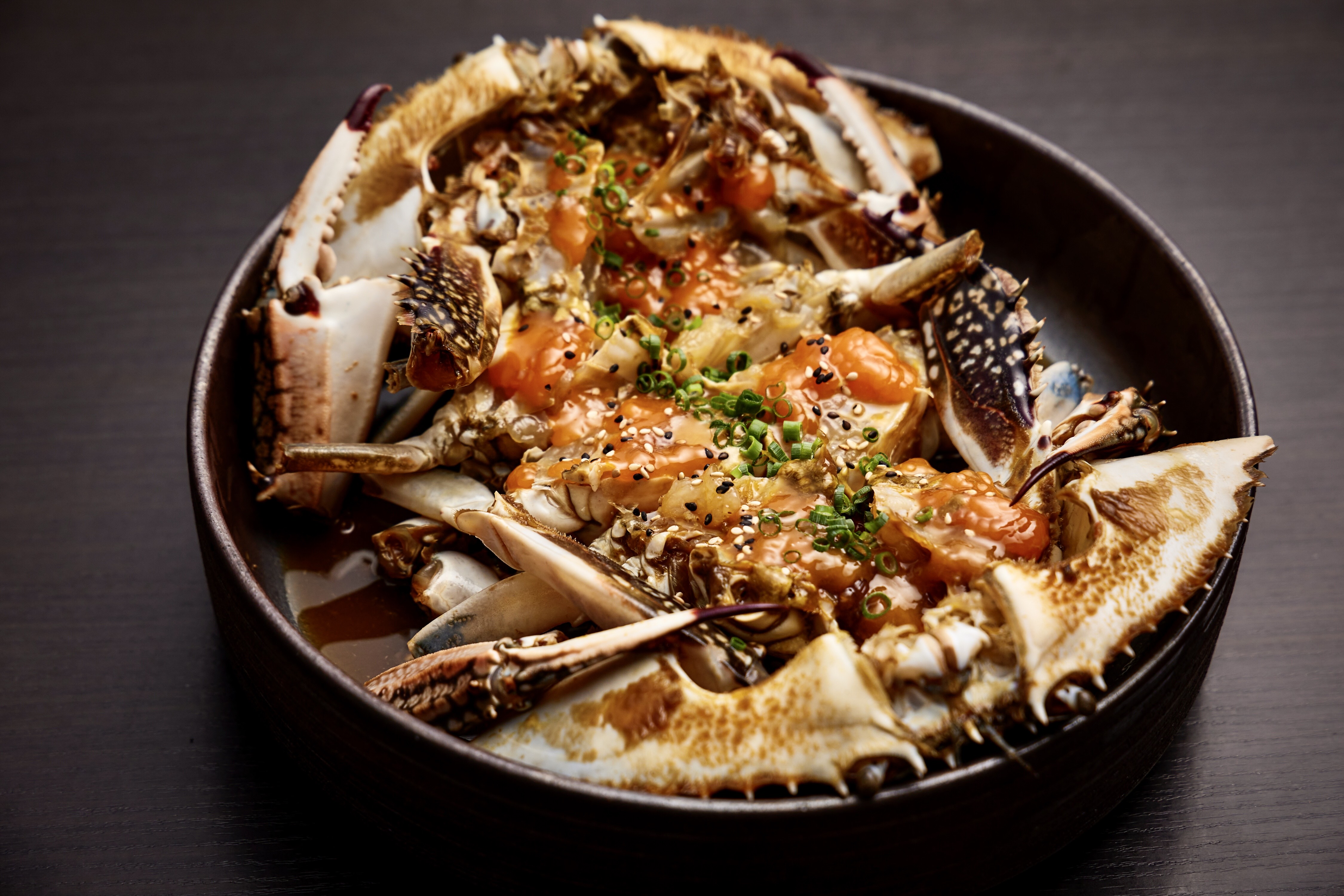 Soy sauce crab sauce