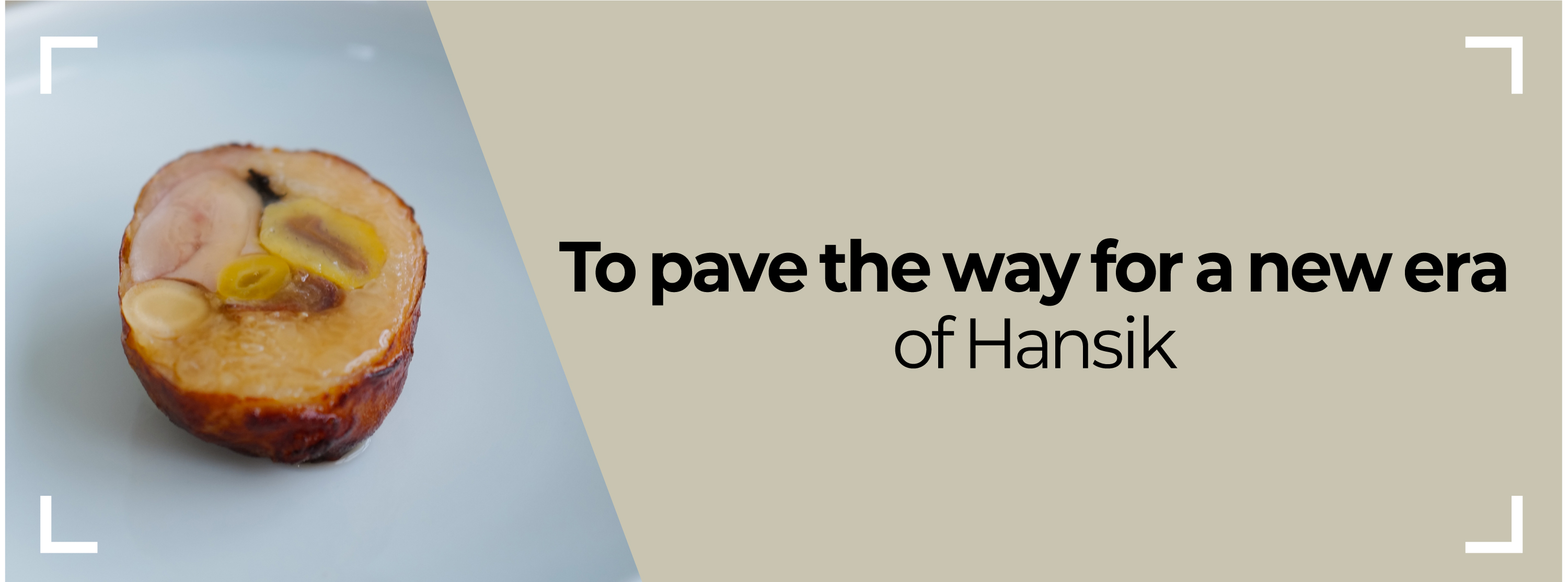 to pave the way for a new era of Hansik