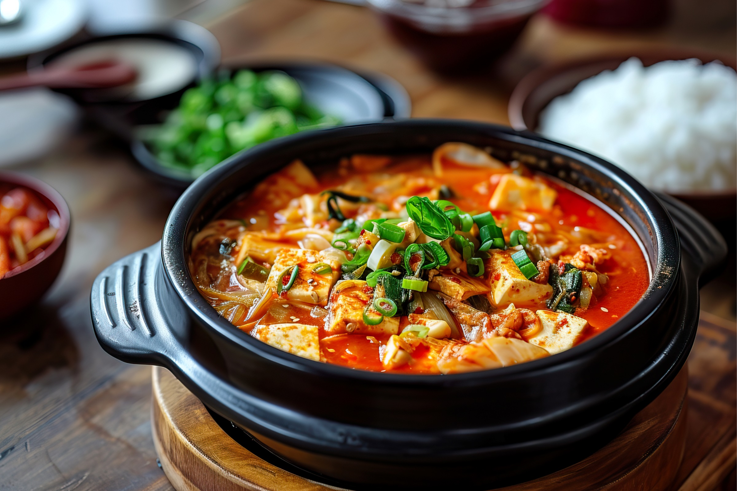 sundubujjigae (soft bean curd stew)