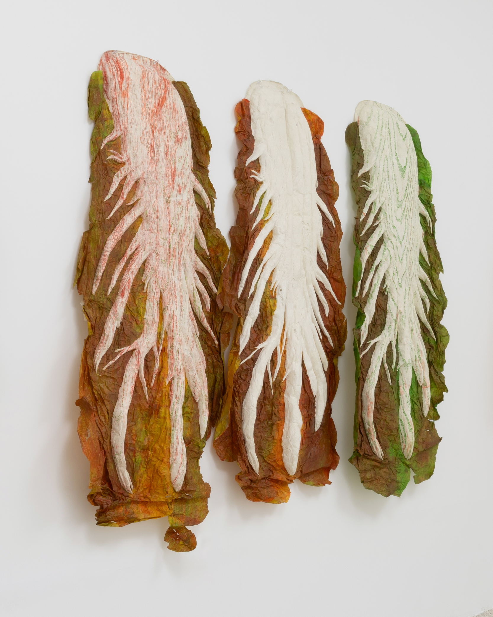 A red self-portrait infused with time, Lee Hyun-jung's <Kimchi> series