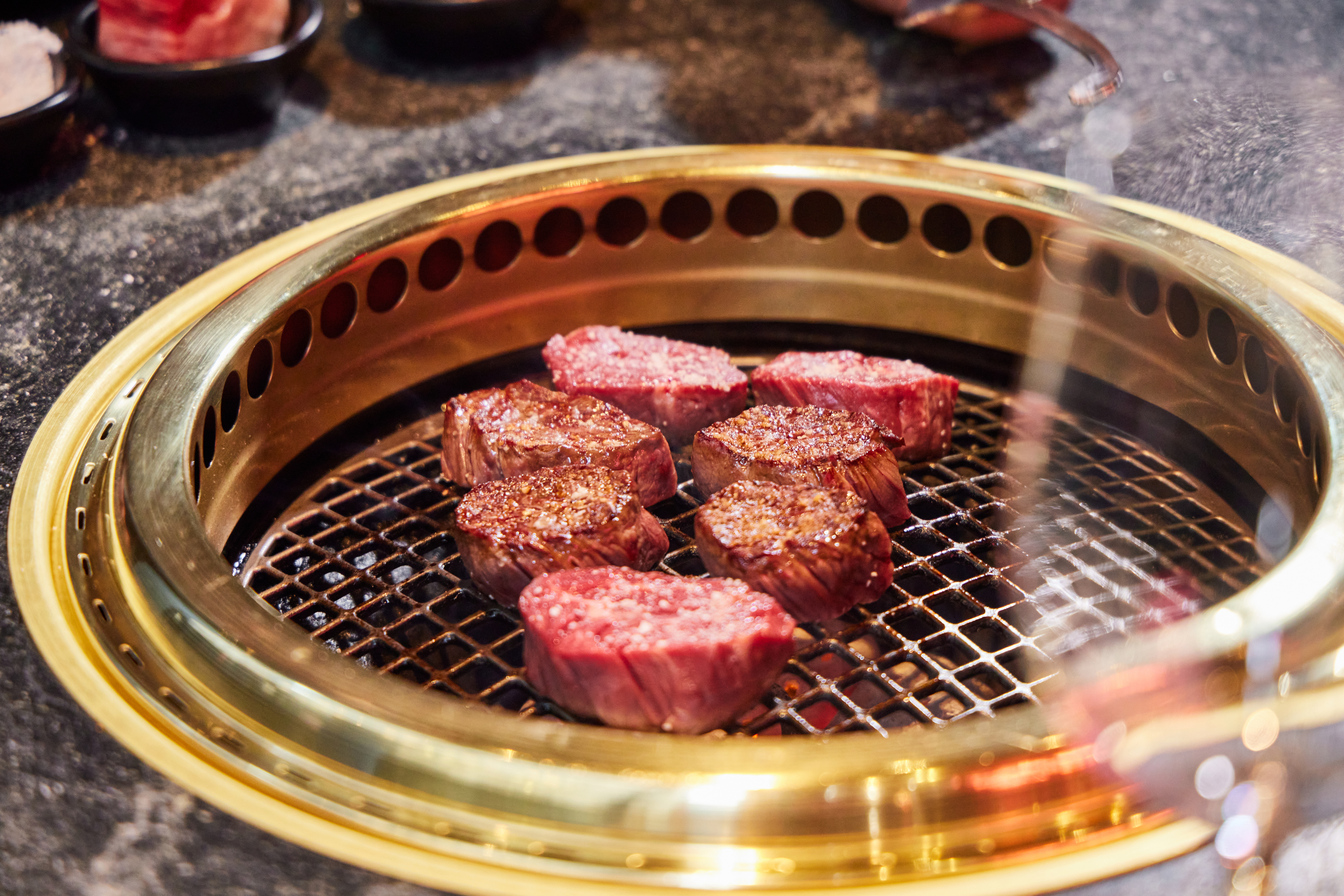 photo of grilling meat