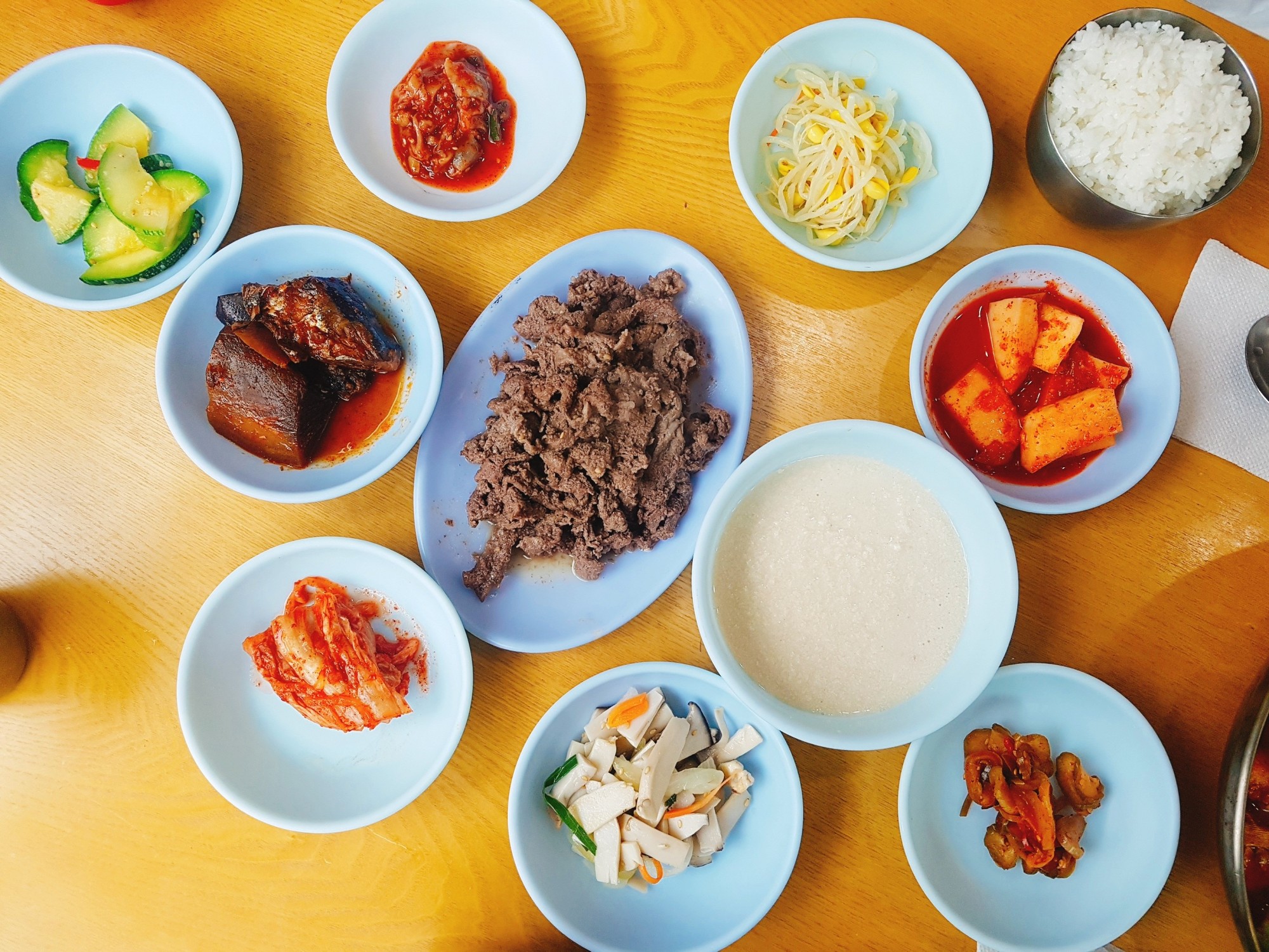 한식당 한식 이미지